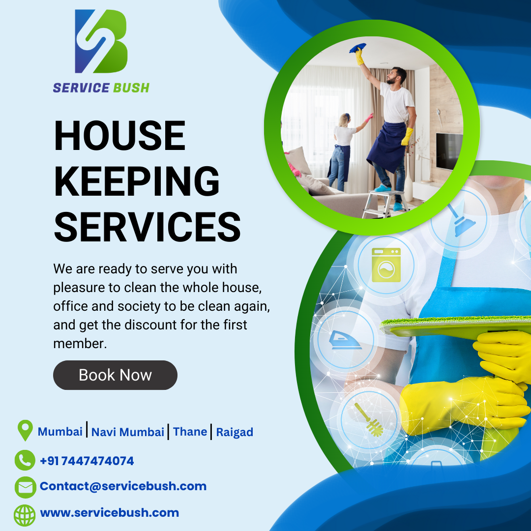 Elevate Your Home or Office with Professional Housekeeping Services in Mumbai, Thane, and Raigad