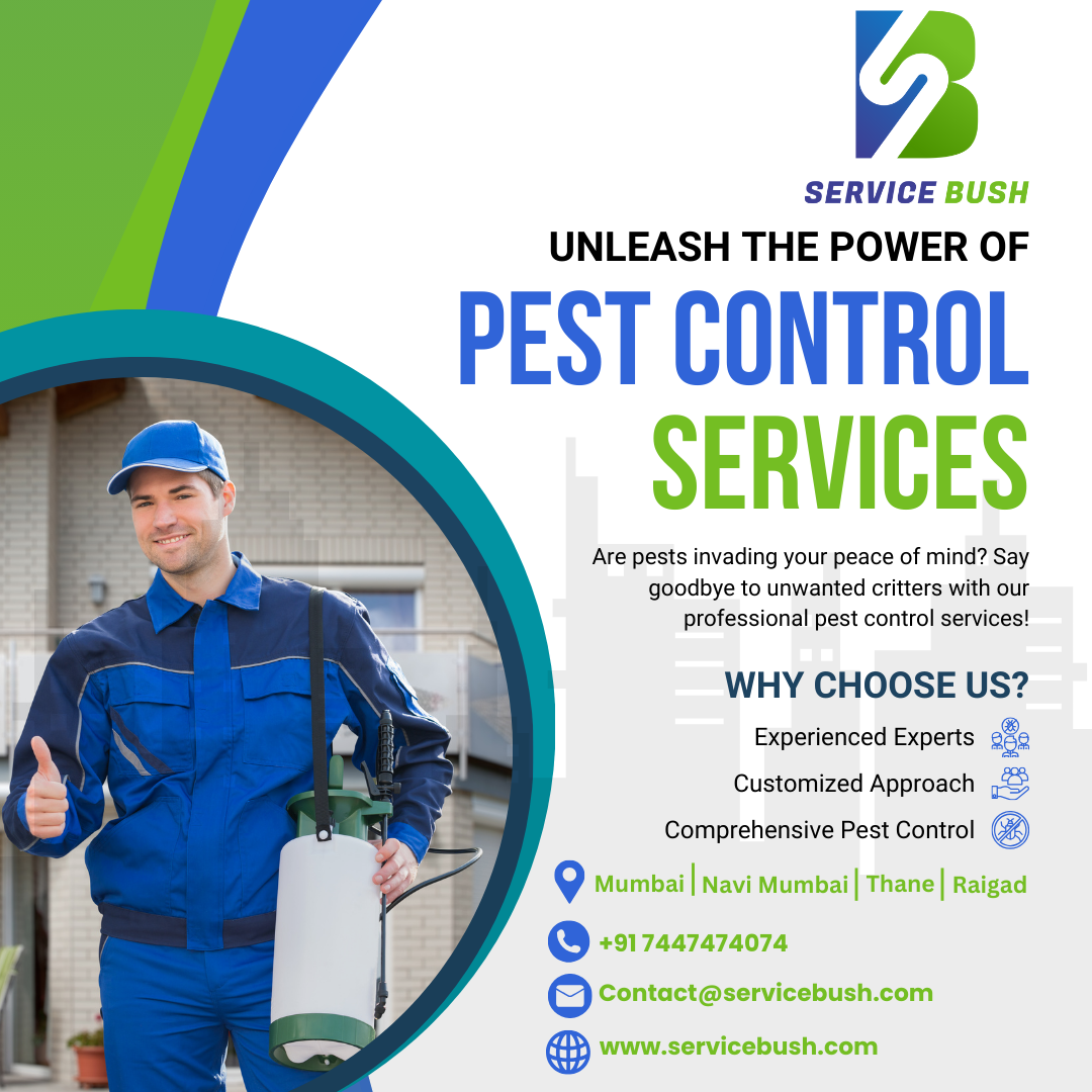 Comprehensive Pest Control in Mumbai, Thane, and Raigad: Protect Your Home, Office & Industry